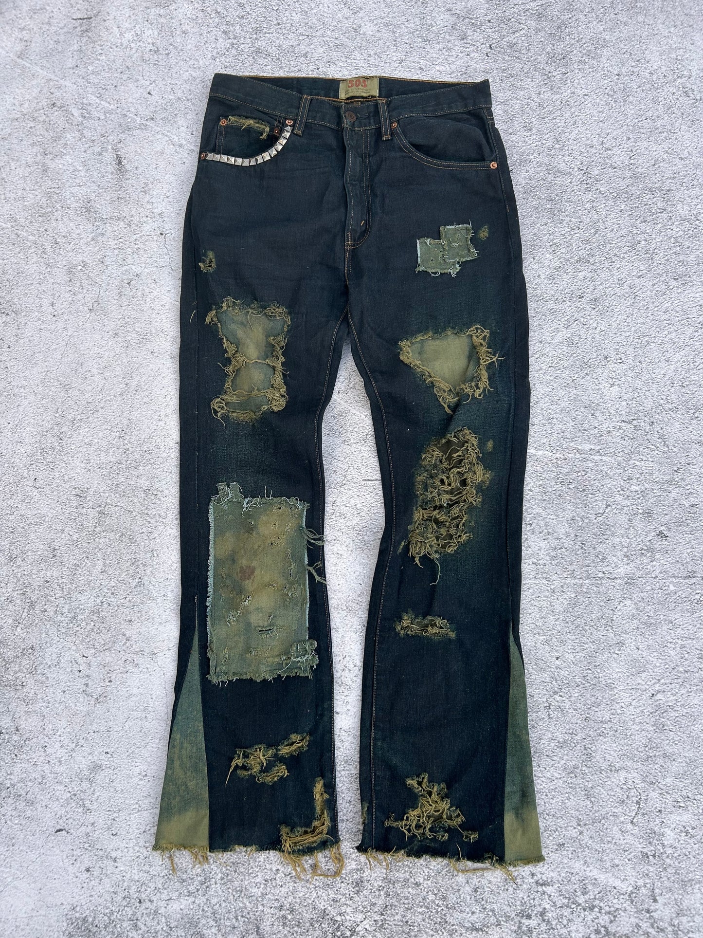 Flared GR1NCH Jeans 1/1