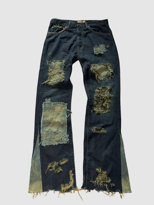Flared GR1NCH Jeans 1/1